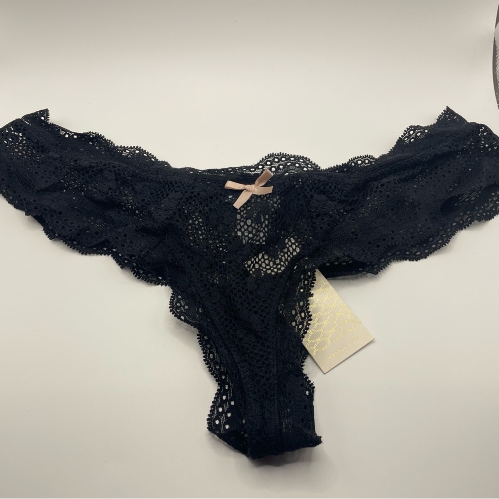 Eberjey India Retro Lace Boythong Boy thong M/L Black - Picture 3 of 6